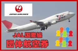 JAL国際線の団体航空券