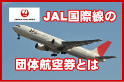JAL（日本航空）国際線の団体航空券とは